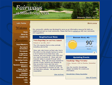 Tablet Screenshot of fairwaysatstonebridgecoa.com